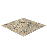 Desert Skull Center Hill Terrain PNG & PSD Images