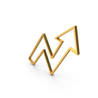 Up Arrow Growth Symbol PNG & PSD Images