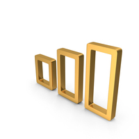 Frame Three Rectangle Signal Bar Chart PNG & PSD Images