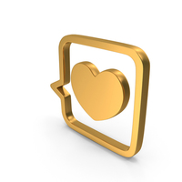 Heart Chat Bubble Symbol PNG & PSD Images