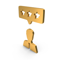Men User Three Star Rating Frame PNG & PSD Images