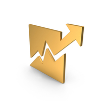 Profit Arrow Up Growth In Square Symbol PNG & PSD Images