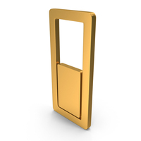 Rectangle Frame Filled 50 Percent Symbol PNG & PSD Images