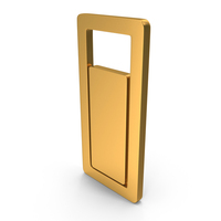 Rectangle Frame Filled 75 Percent Symbol PNG & PSD Images