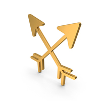 Crossed Arrows Symbol PNG & PSD Images