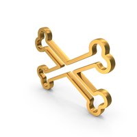 Crossed Bones Symbol PNG & PSD Images