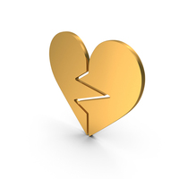 Heart Break Icon PNG & PSD Images
