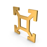 Square Scale Expand Center App Icon PNG & PSD Images