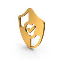 Shield With Tick Mark Symbol PNG & PSD Images