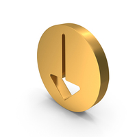 Down Directional Arrow Web Symbol PNG & PSD Images