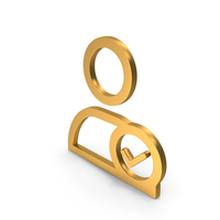 User With Tick Mark Symbol PNG & PSD Images