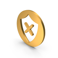 Unsecure Shield Symbol PNG & PSD Images