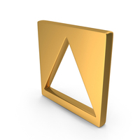 Triangular Hole Inside Square Web Icon PNG & PSD Images