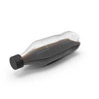 Standard Coke Bottle Overturned Black Cap PNG & PSD Images