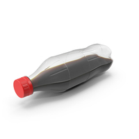 Standard Coke Bottle Overturned Red Cap PNG & PSD Images