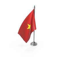 Vietnam Table Flag PNG & PSD Images