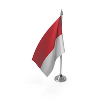 Monaco Table Flag PNG & PSD Images