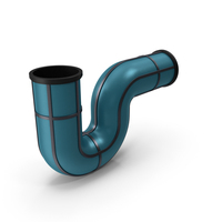 Scifi Pipe Blue PNG & PSD Images