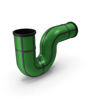 Scifi Pipe Green PNG & PSD Images