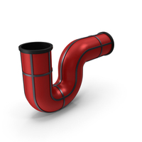 Scifi Pipe Red PNG & PSD Images
