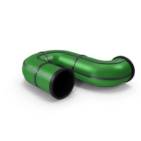 Scifi Pipe Green PNG & PSD Images