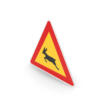 South Korean Wild Animals Crossing Sign PNG & PSD Images