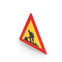 South Korean Roadworks Sign PNG & PSD Images