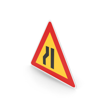 South Korean Sign Left Lane Decrease PNG & PSD Images