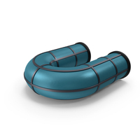 Scifi Pipe Blue PNG & PSD Images