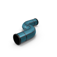 Scifi Pipe Blue PNG & PSD Images