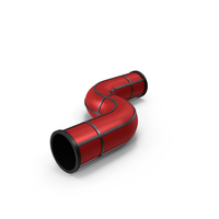 Scifi Pipe Red PNG & PSD Images