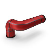 Scifi Pipe Red PNG & PSD Images