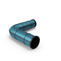 Scifi Pipe Blue PNG & PSD Images