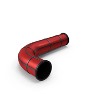 Scifi Pipe Red PNG & PSD Images