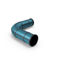 Scifi Pipe Blue PNG & PSD Images