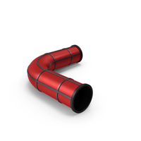 Scifi Pipe Red PNG & PSD Images