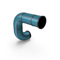 Scifi Pipe Blue PNG & PSD Images