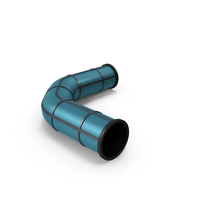 Scifi Pipe Blue PNG & PSD Images