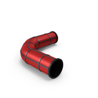 Scifi Pipe Red PNG & PSD Images