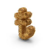 Wire Turkish Lira Metal PNG & PSD Images