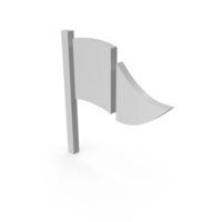Map Pointer Flag Icon White PNG & PSD Images