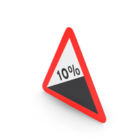 Spanish sign Steep Climb PNG & PSD Images