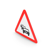 Spanish Sign Road Congestion PNG & PSD Images