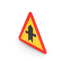 Spanish Sign Intersection with Priority PNG & PSD Images