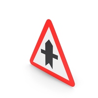 Spanish Sign Intersection with Priority PNG & PSD Images