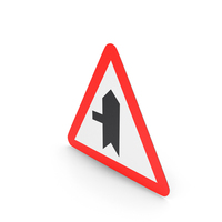 Spanish Sign Intersection with Priority on Road to the Left PNG & PSD Images