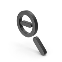 Magnify Minus Black PNG & PSD Images