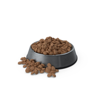 Pet Food Bowl Metal With Food PNG & PSD Images