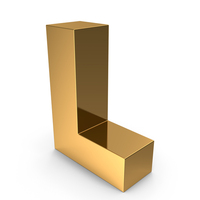 Gold L PNG & PSD Images