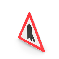Turkish Sign Merging Traffic on Right PNG & PSD Images